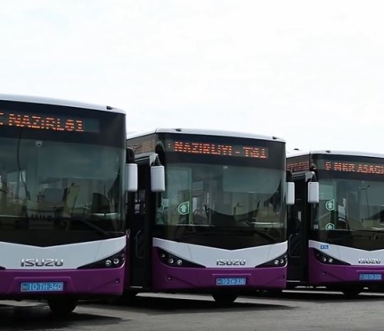 ISUZU Citiport i Citibus - ISUZU gradski autobusi u Azerbajdžanu