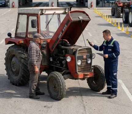 Tehnički pregled traktora na terenu - JESEN 2026.